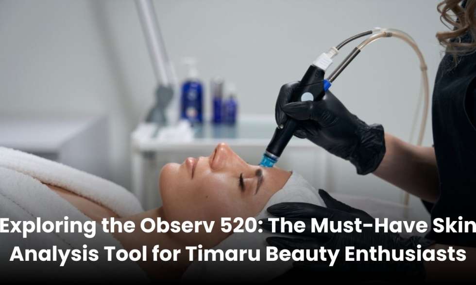 Observ 520 skin analysis machine in Timaru beauty clinic helping clients understand their skin better