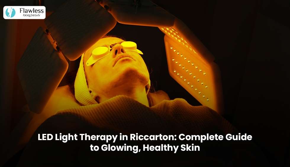 LED light therapy treatment in Riccarton for glowing and healthy skin