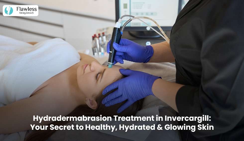 Hydradermabrasion Treatment in Invercargill for deep cleansing, gentle exfoliation, hydration, and naturally glowing healthy skin at Flawless Beauty.