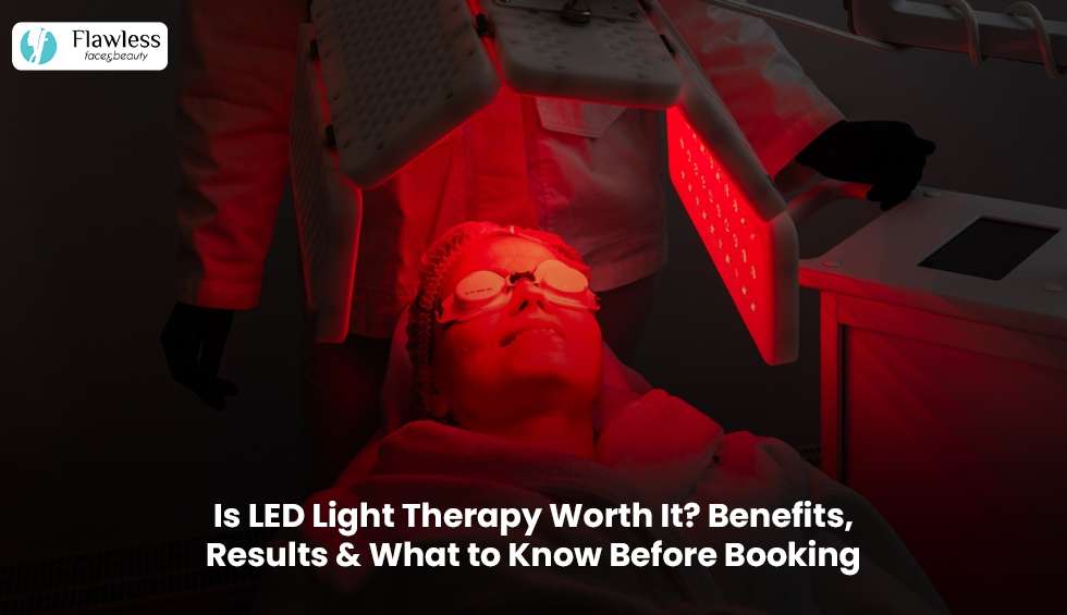 LED light therapy treatment for healthier, glowing skin